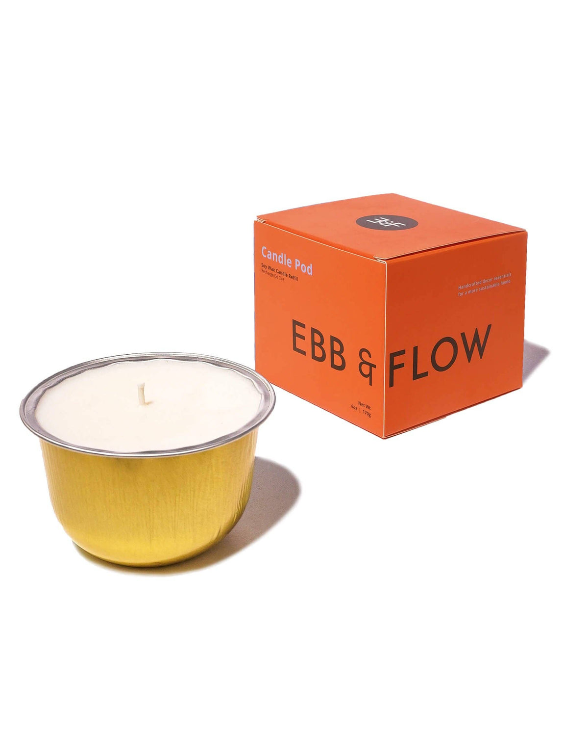 CandlePod ™ Soy Wax Candle Refill - Tangerine & Black Pepper
