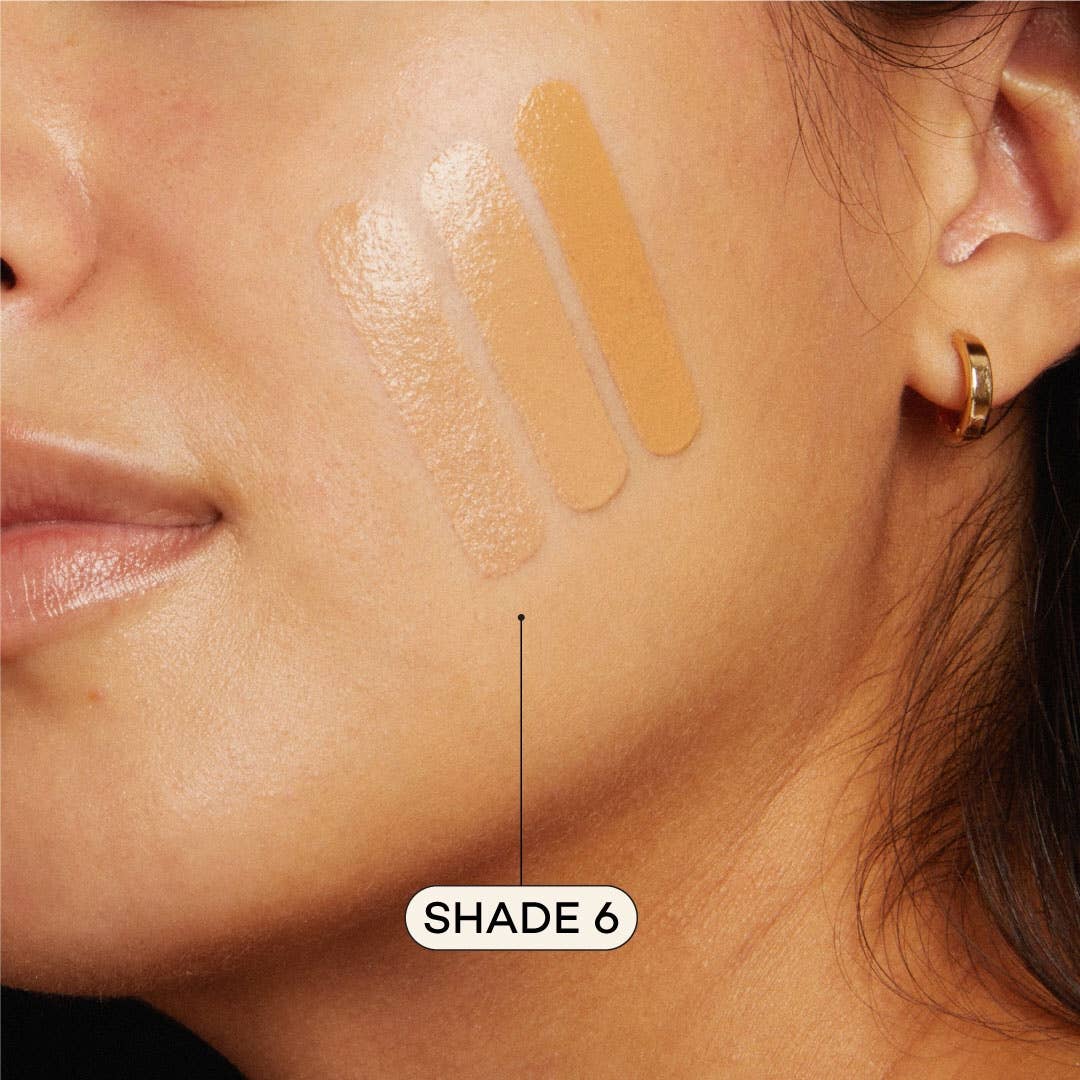 Fungdation Shade 6- Natural Cream Foundation – Clean & Vegan