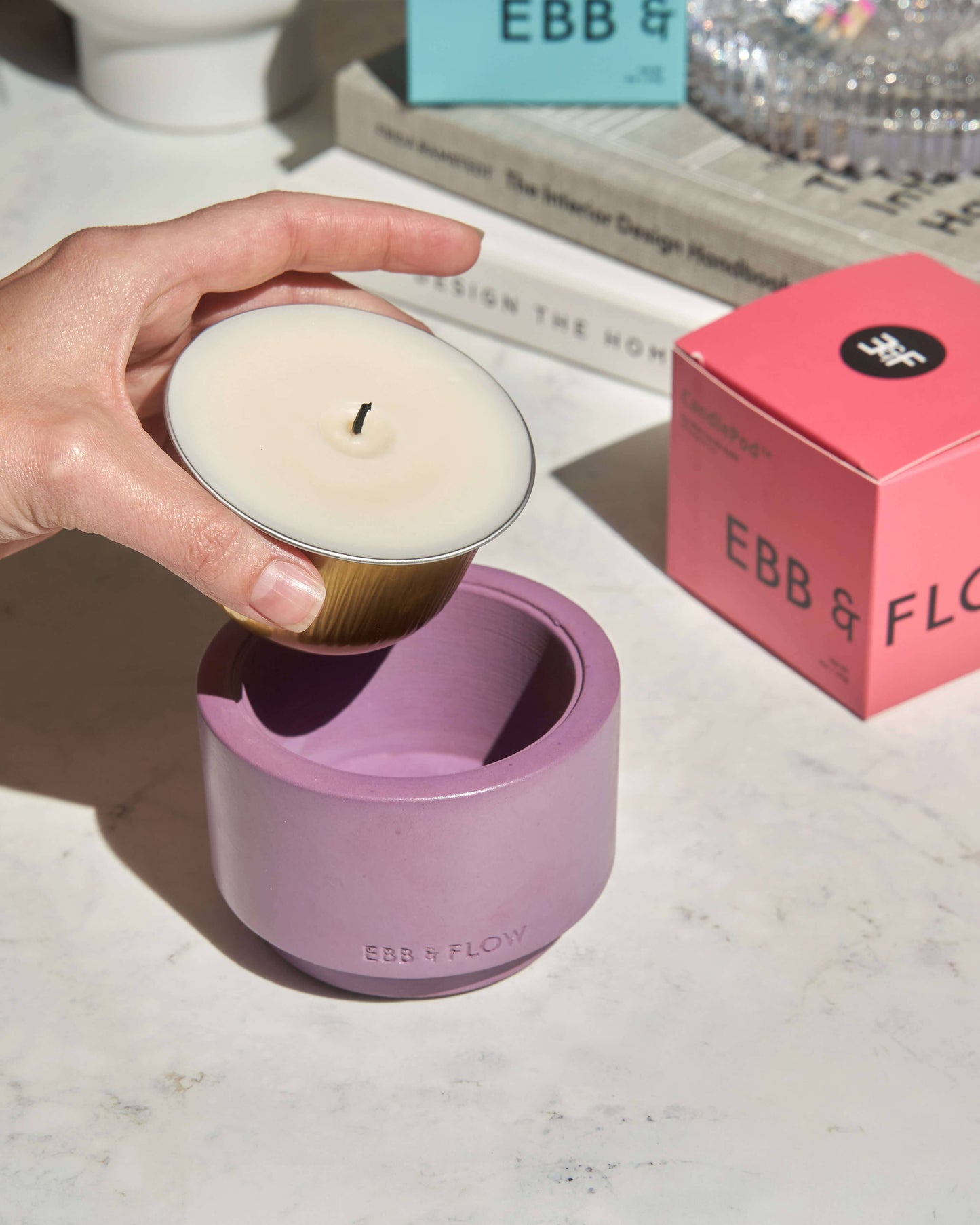 Refillable Candle Vessel - Lavender