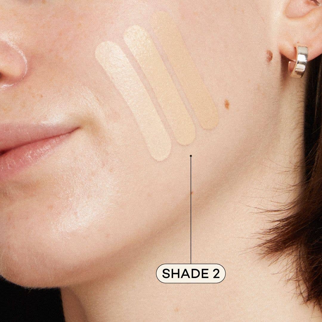 Fungdation Shade 2-Natural Cream Foundation – Clean & Vegan