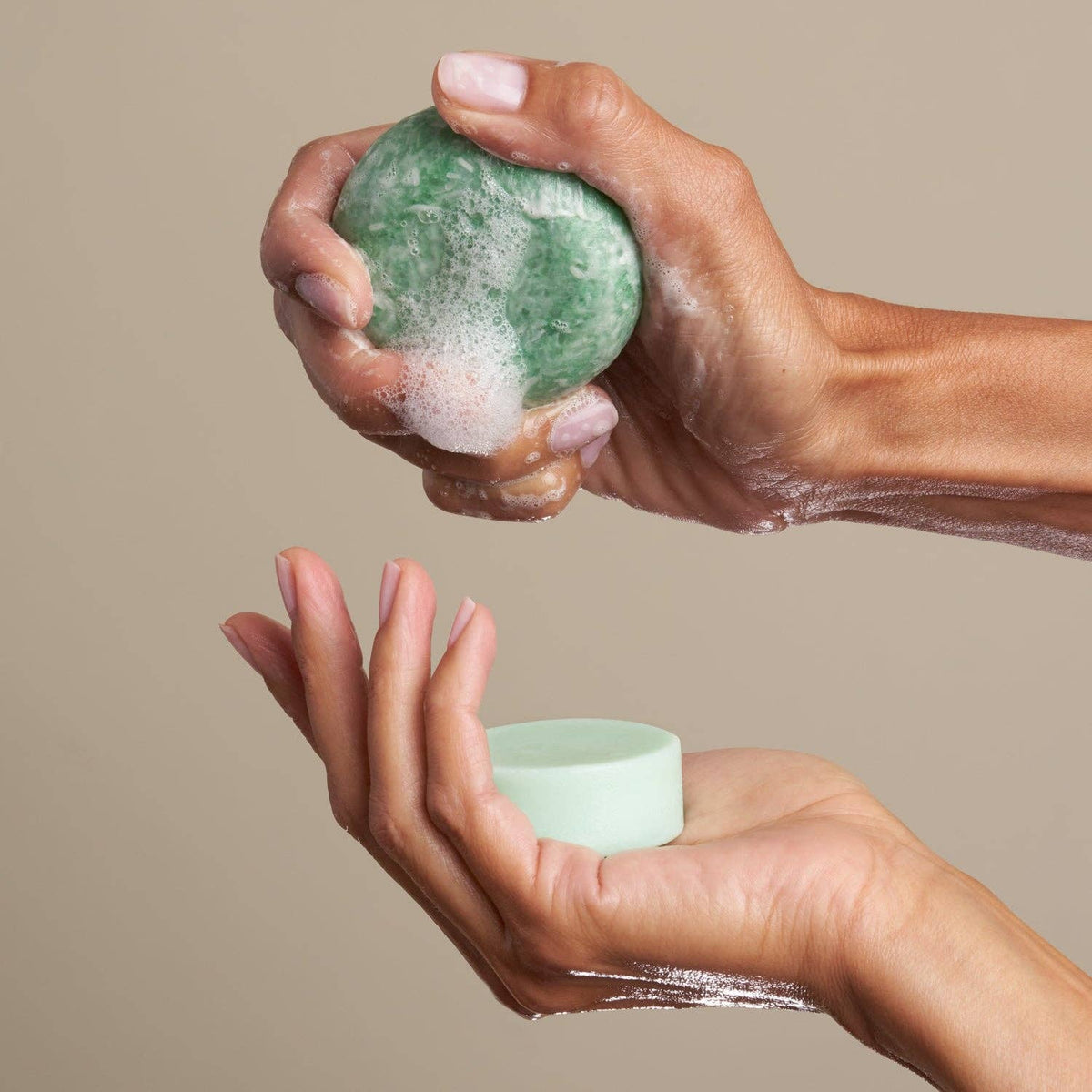 Stimulator Shampoo & Conditioner Bar Travel Set - thickening for oily & fine hair, peppermint & eucalyptus
