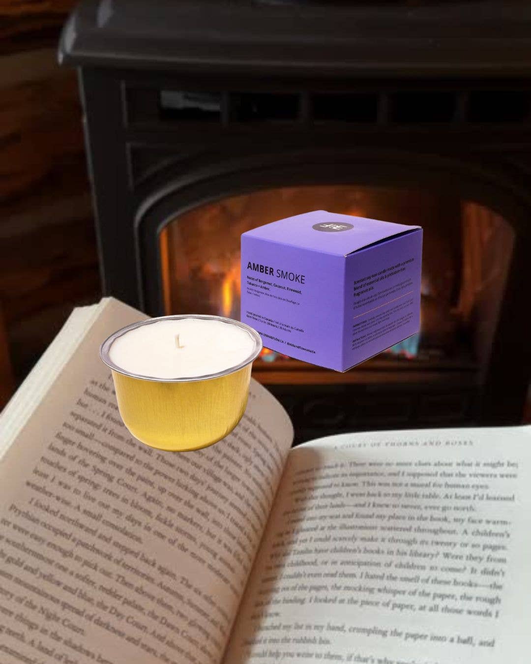 CandlePod ™ Soy Wax Candle Refill - Amber Smoke