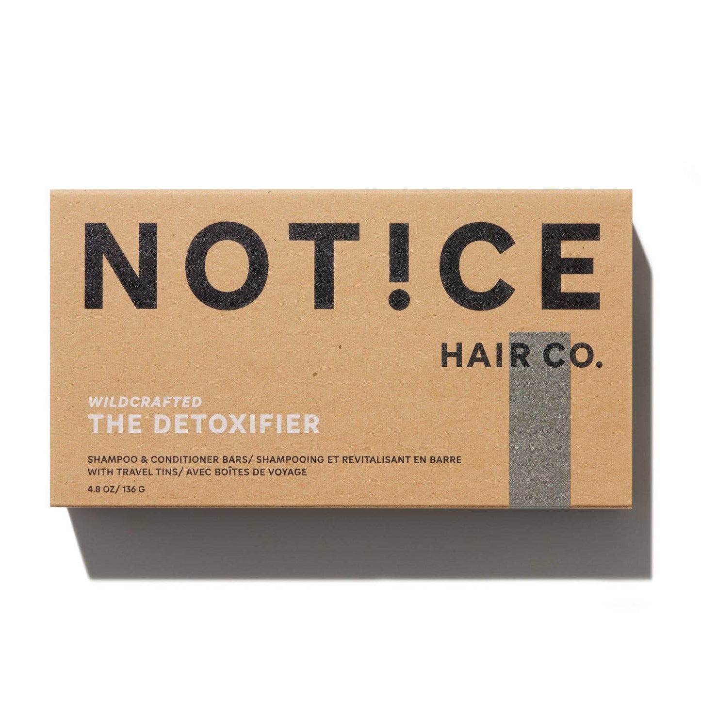 Detoxifier Shampoo & Conditioner Bar Travel Set - clarifying for all hair types (blonde, gray & buid-up)