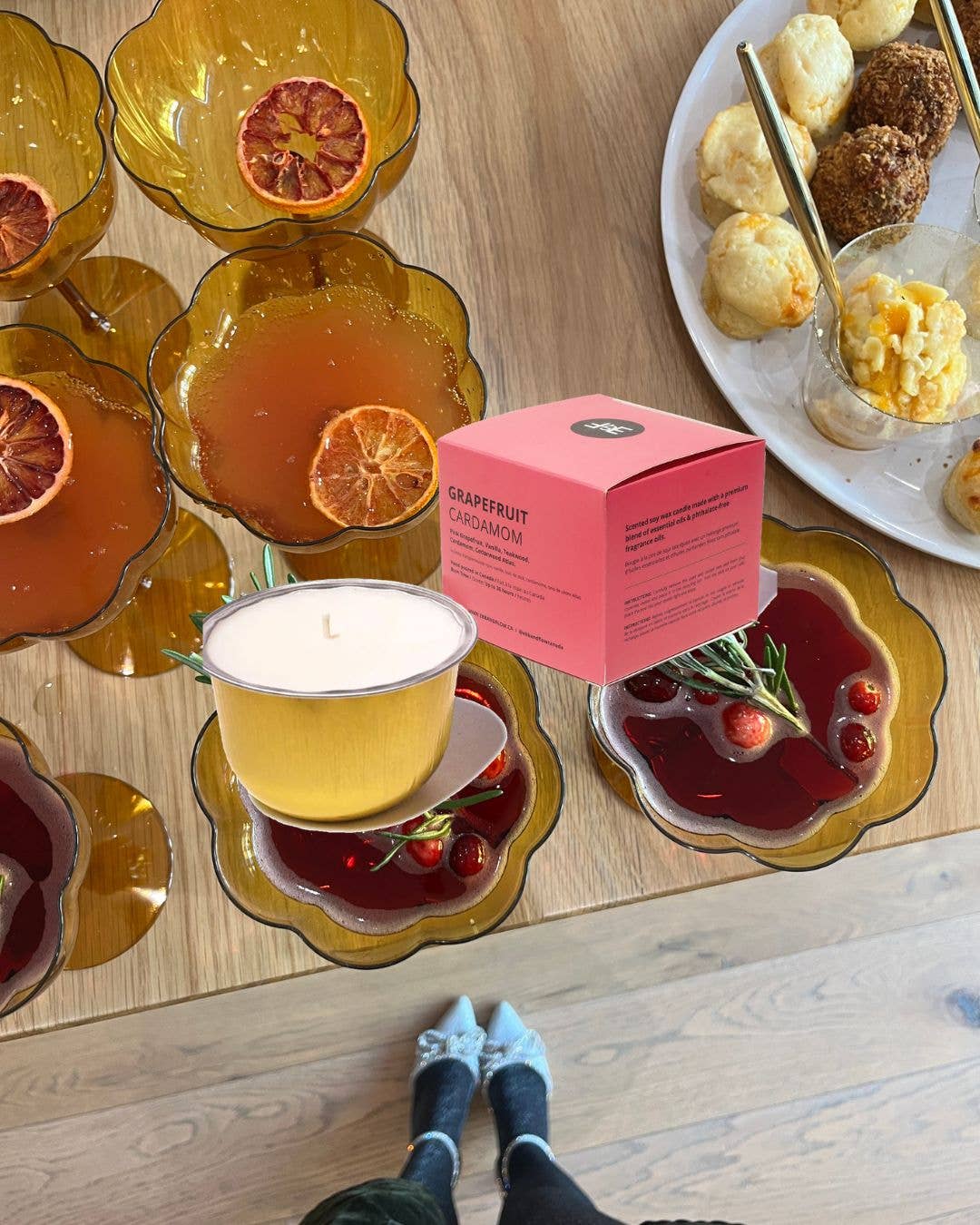 CandlePod ™ Soy Wax Candle Refill - Grapefruit Cardamom