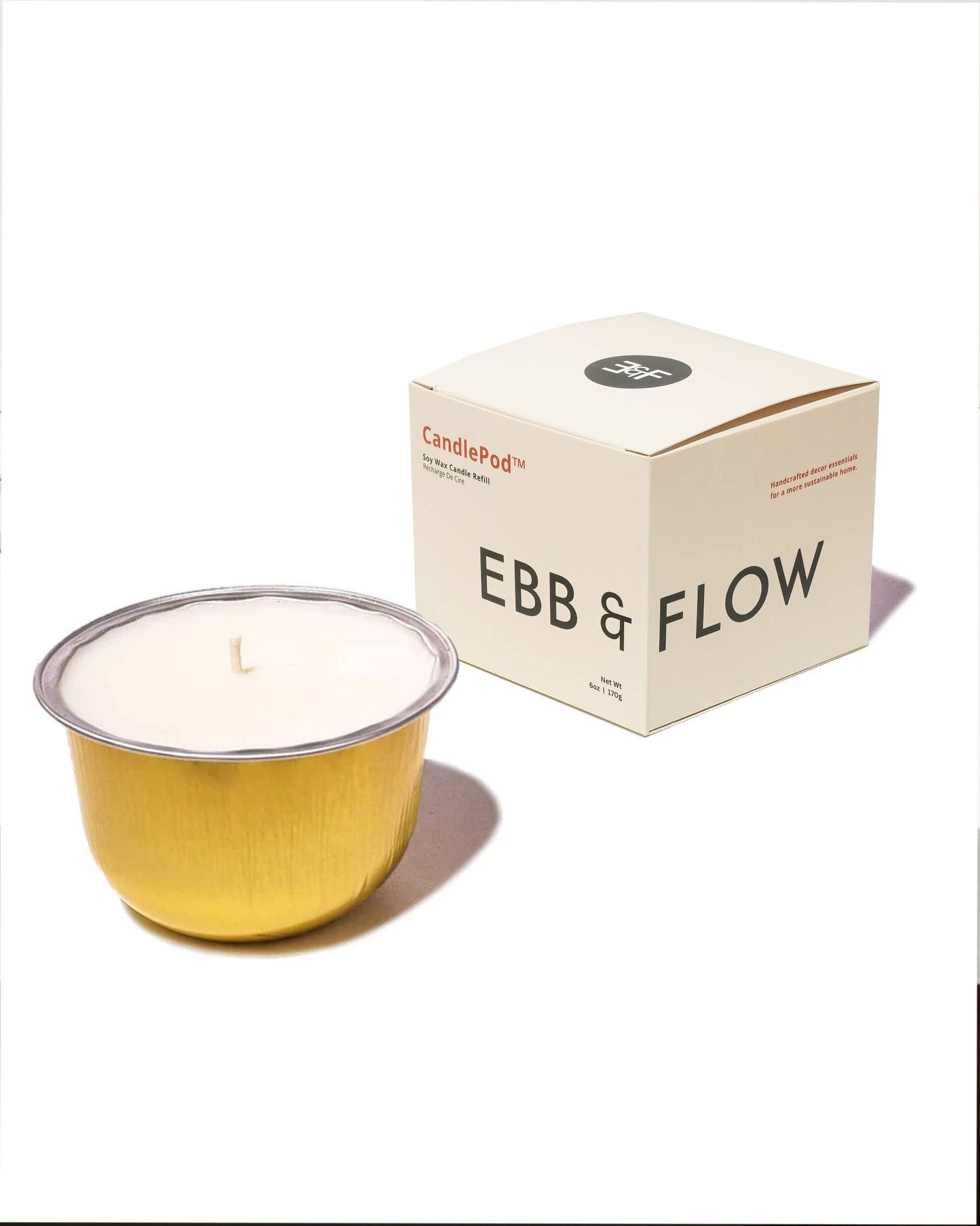 CandlePod™ Soy Wax Candle Refill - Mulled Vanilla & Teakwood