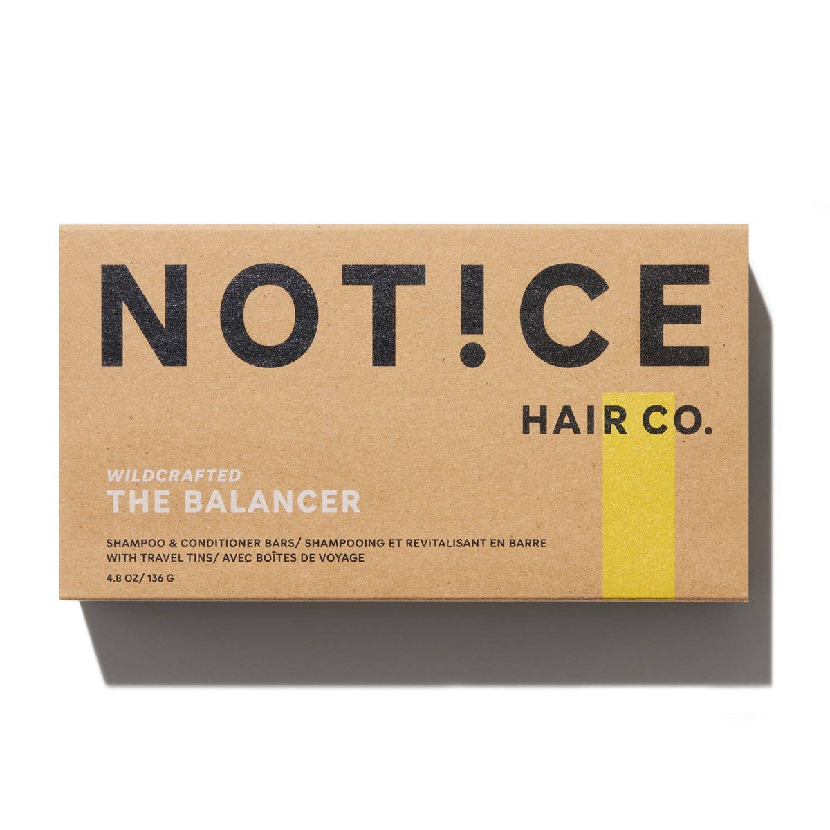 Balancer Shampoo & Conditioner Bar Travel Set - smoothing for frizzy & wavy hair